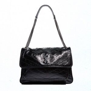 Niki Monogram YSL Large Flap Shoulder Bag